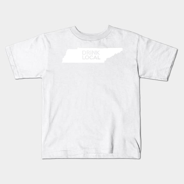 Tennessee Drink Local TN Kids T-Shirt by mindofstate